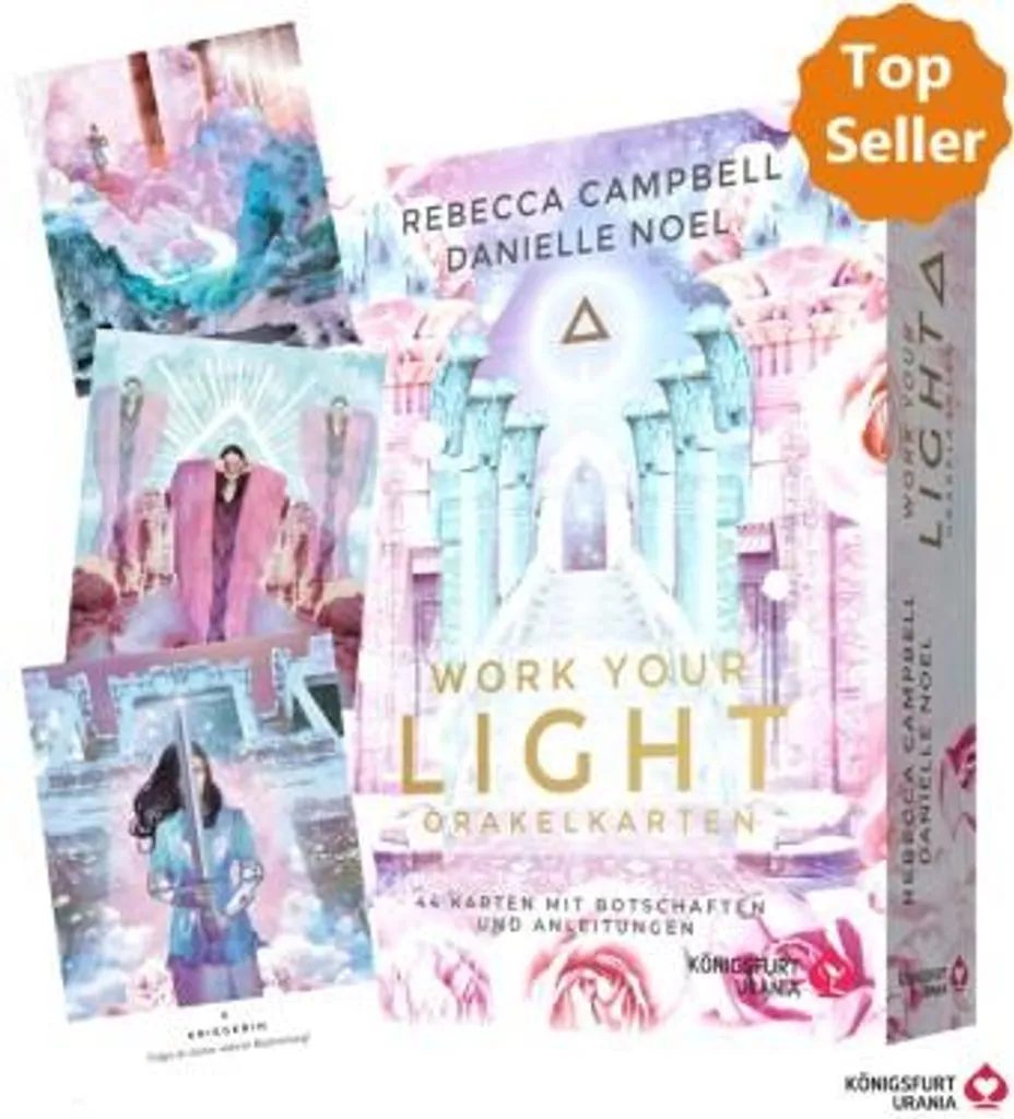Jeu de cartes Oracle Work Your Light : Coffret de 44 cartes divinatoires