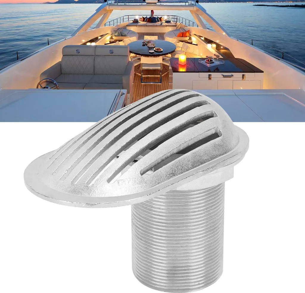 Filtre d'admission d'eau 2,5" en inox pour la tuyauterie de yacht