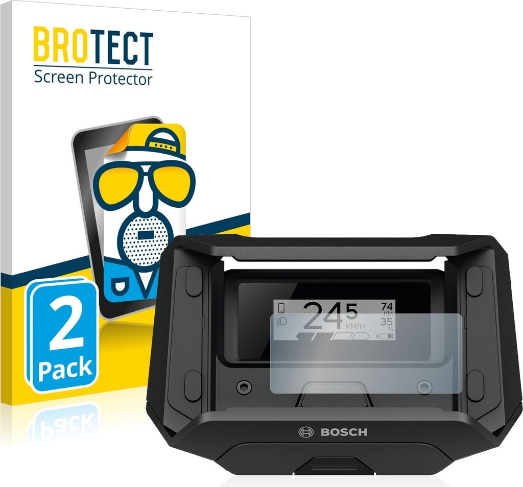 2x BROTECT Schutzfolie für Bosch SmartphoneHub CUI100 Displayschutz Displayschutzfolie Folie Matt Entspiegelungsfolie