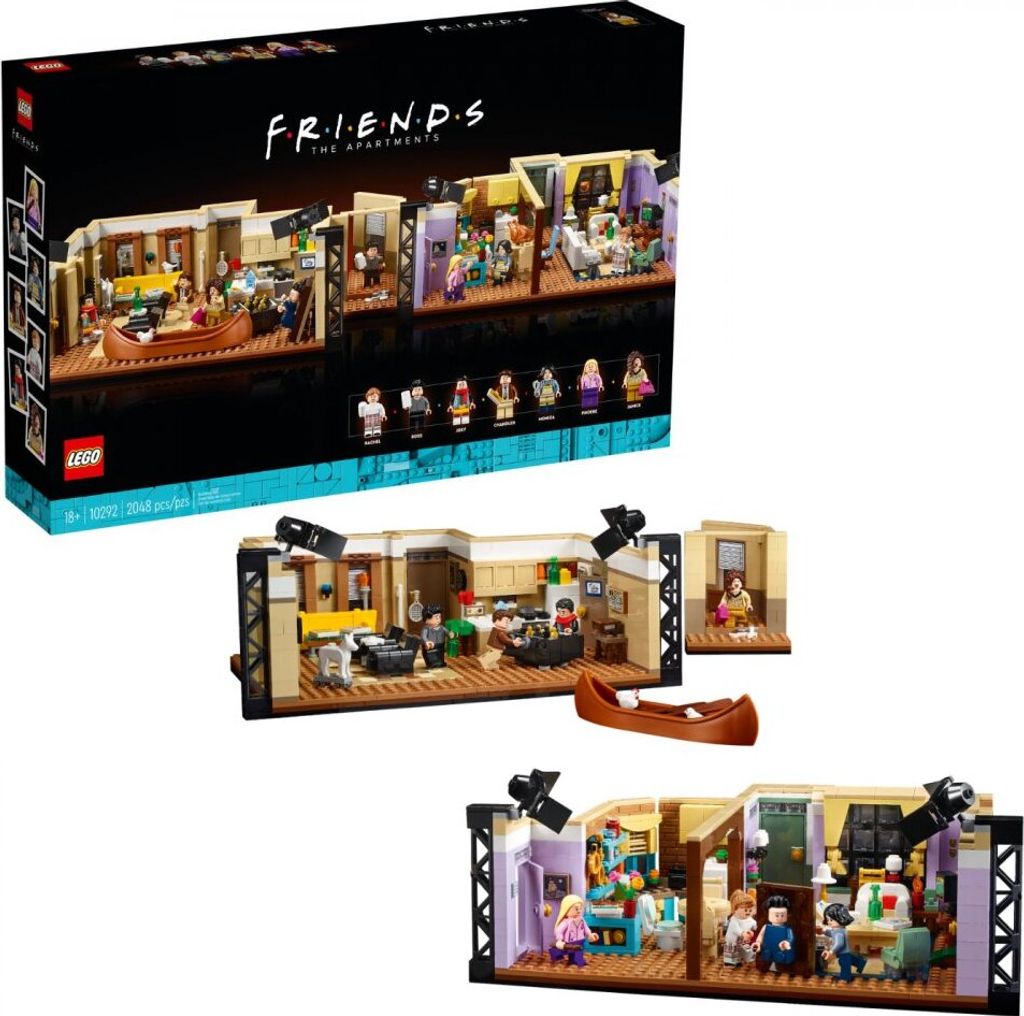 LEGO 10292 Icons Friends Apartments, ikonischer Produktbild 