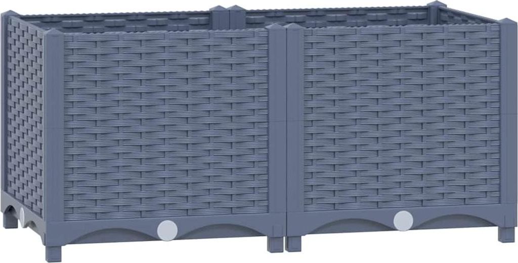vidaXL Hochbeet 80x40x38 cm Polypropylen Produktbild 