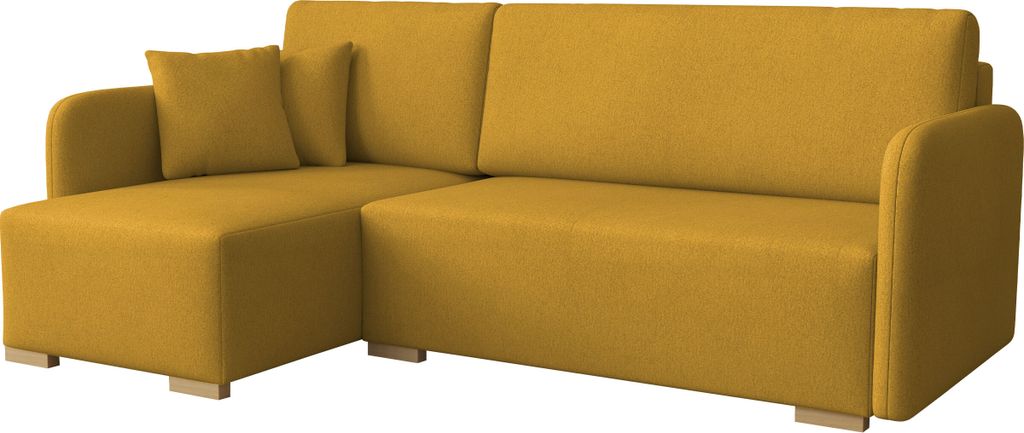 MIRJAN24 Ecksofa Como L, Polsterecke, L-Form Sofa, Polstergarnitur, Eckcouch vom Hersteller (Farbe: Velo 626)