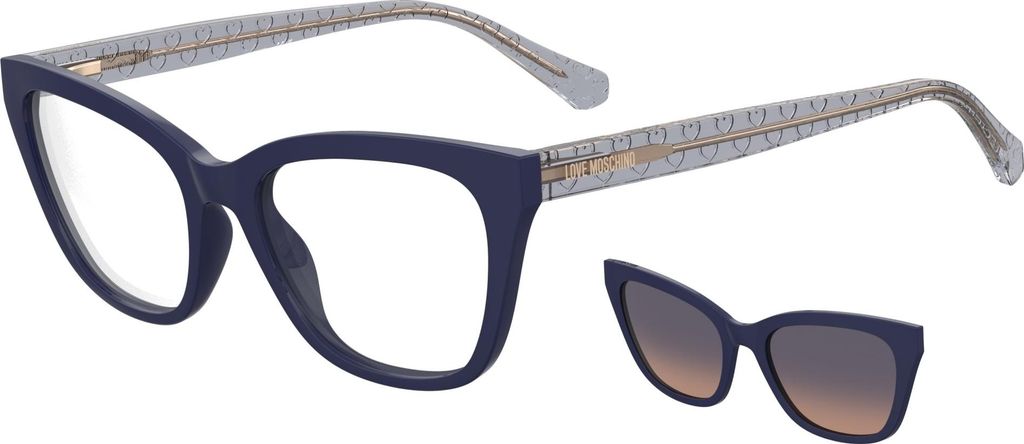 Moschino Love MOL071/CS Blue 53/18/140 Damen Sonnenbrillen