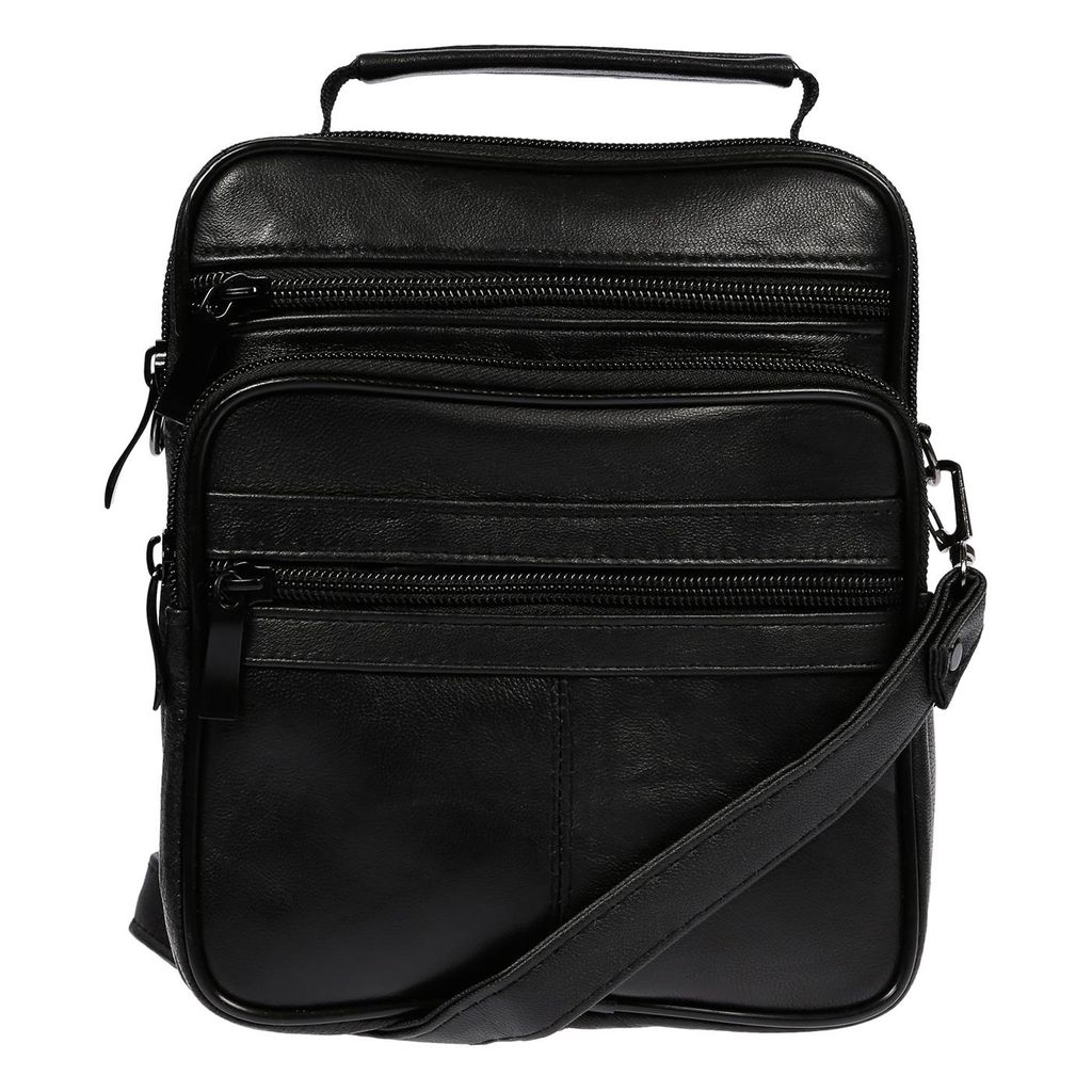 Echt Leder Umhängetasche Flugbegleiter Handtasche Reisetasche Schultertasche Bag 