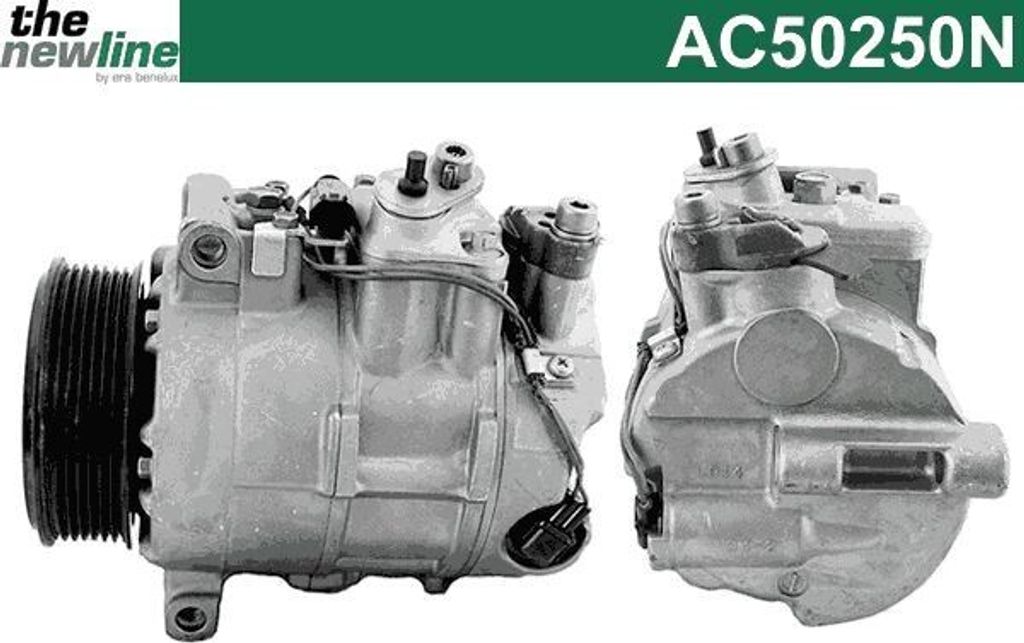 The NewLine AC50250N 6SEU16C Klimaanlage Klimakompressor passend für MERCEDES-BENZ E-Klasse Limousine (W211) C-Klasse Limousine (W203) CLK (C209)