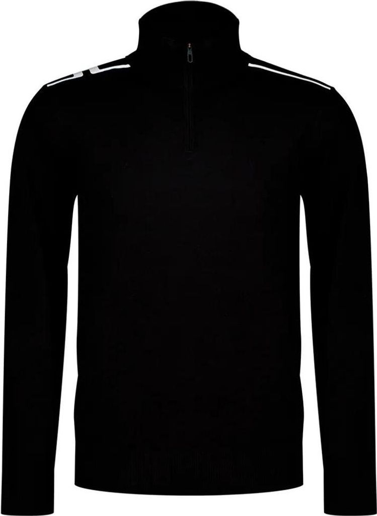 J.lindeberg Mac Knitted Halbreißverschluss-sweatshirt Schwarz XL Herren Schwarz XL