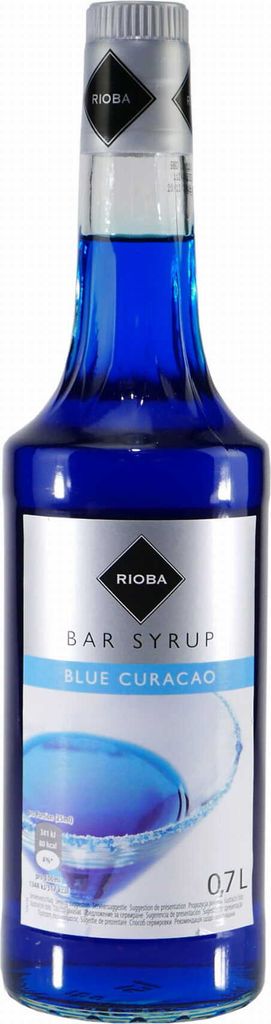 Blue Curacao Bar Sirup 700ml - Rioba