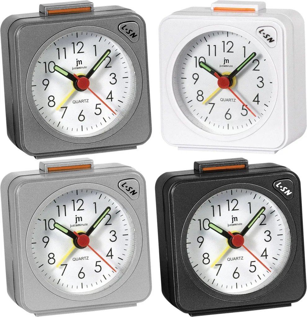 Réveil à quartz Lowell Justaminute JA7035-ACF avec Couleurs Mixtes