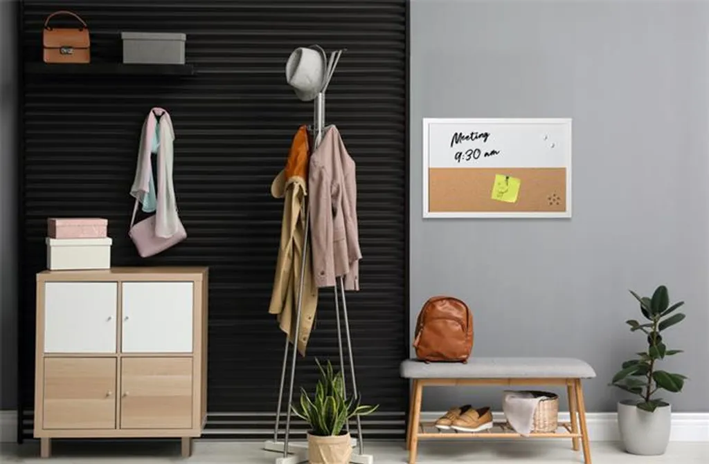 Tableau de Bord Mural 60x40 cm - Planning Blanc Magnétique et Liège