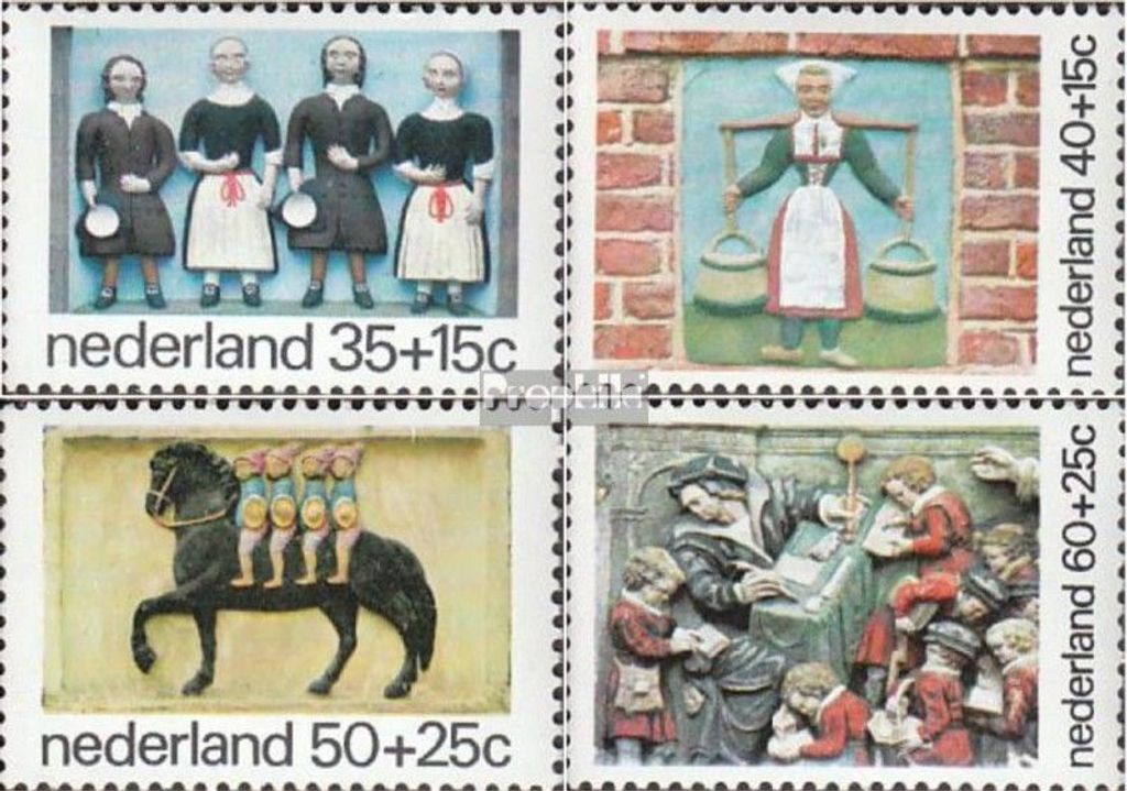 Briefmarken Niederlande 1975 Mi 1059-1062 (kompl.Ausg.) postfrisch Voor het Kind