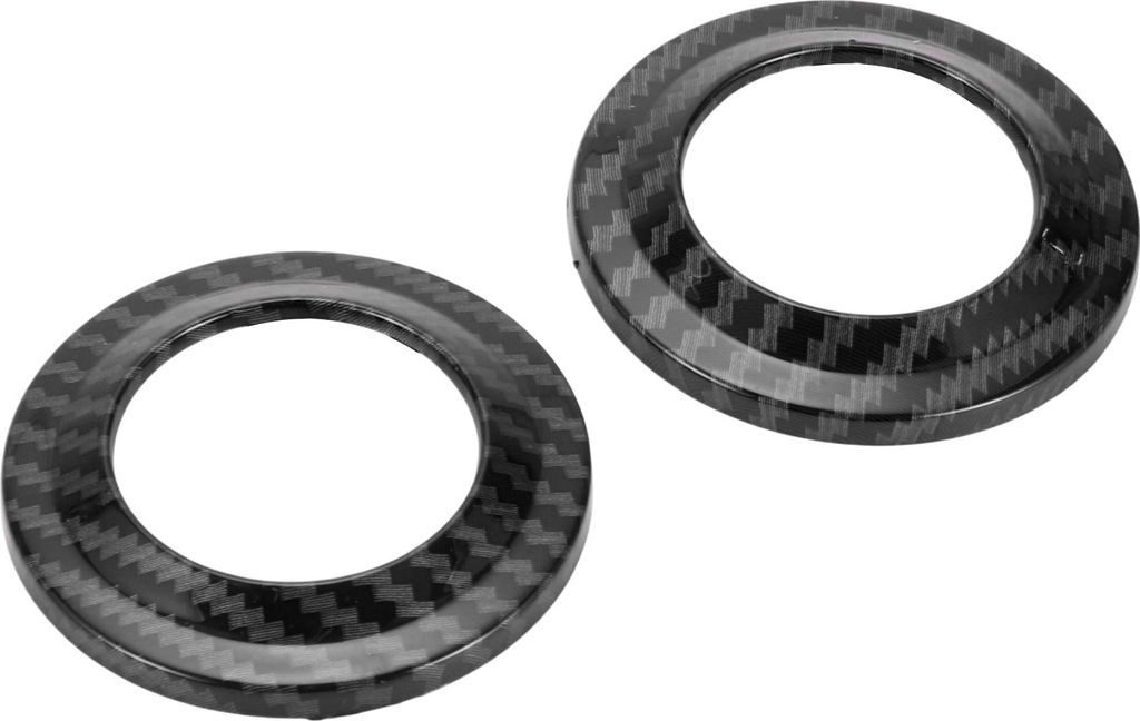 2 Stš¹ck A-S?ulen-Lautsprecher-Ringabdeckung fš¹r Jeep Wrangler JK 2007-2014 Fenster A-S?ulen-Fronthorn-Lautsprecherabdeckung Stereo-Audio-Rahm...