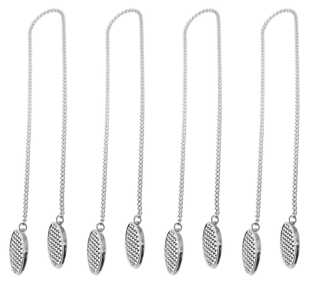 4-teiliges Serviettenclip-Set, Serviettenkette, Serviettenhalterkette, Serviettenclips aus Metall