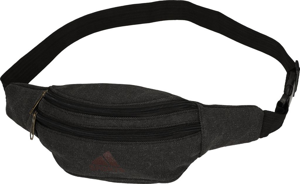 Betz Bauchtasche SPORTS aus Canvas Gürteltasche Hüfttasche Bikertasche Reisen Wandern Farbe: schwarz