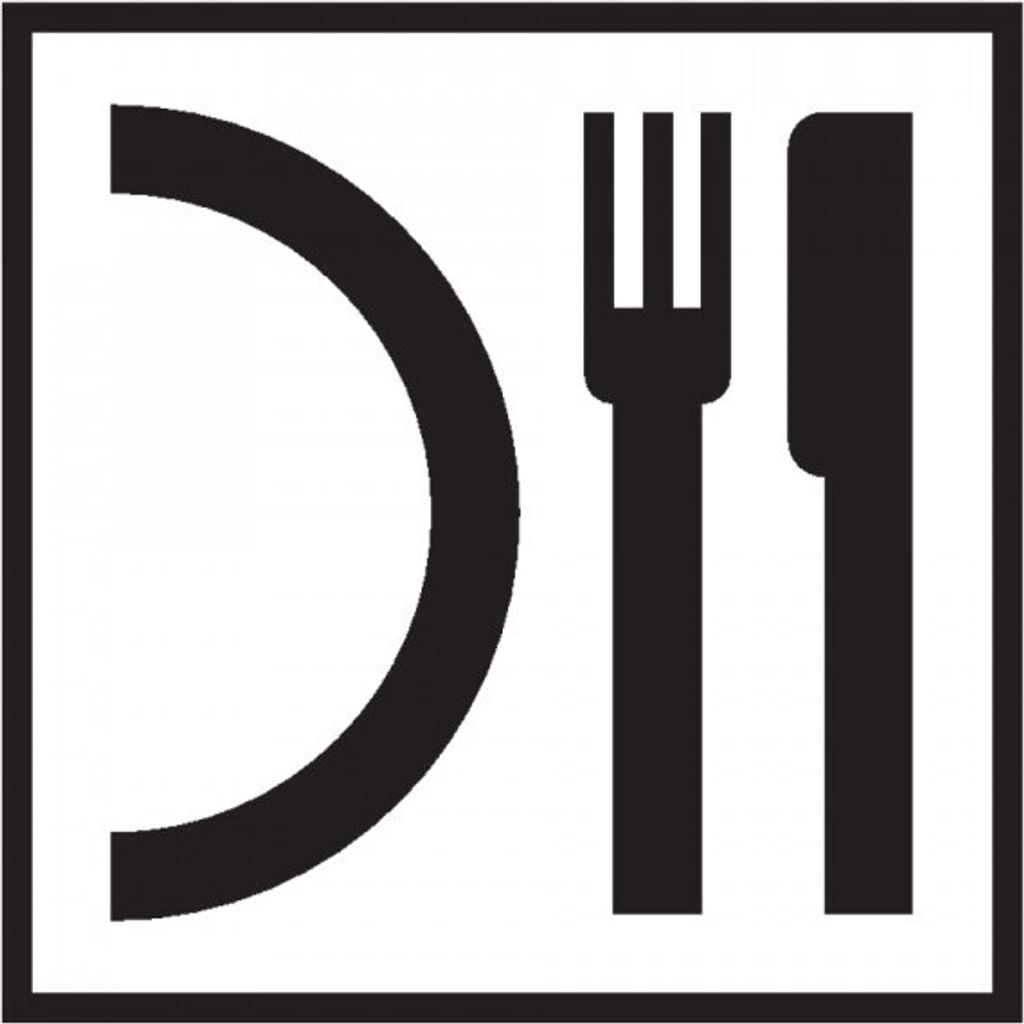 Dreifke Aufkleber I Türschild Piktogramm Kantine, Folie, selbstklebend, 150x...