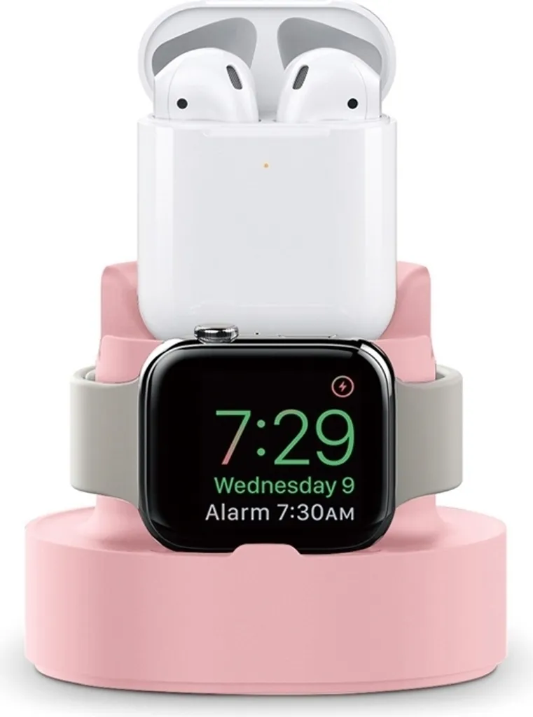Docking Station Eko Rosa 2-in-1: Supporto TPU per Apple Watch e iPhone
