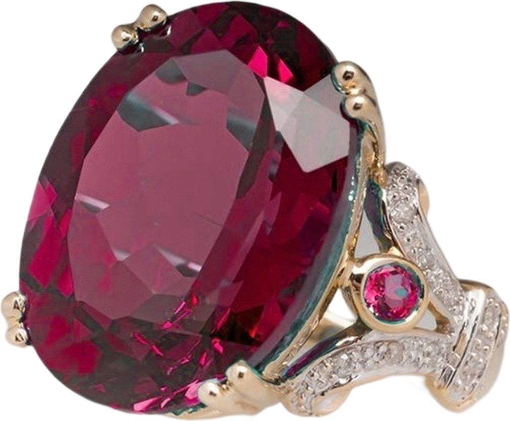 Damen-Ring, Vintage, zweifarbig, galvanisch, geometrisch, glänzend, heller Glanz, Dekoration, Schmuck, Geschenk, Gänseei, Zirkonia, Hochzeit, Ver...