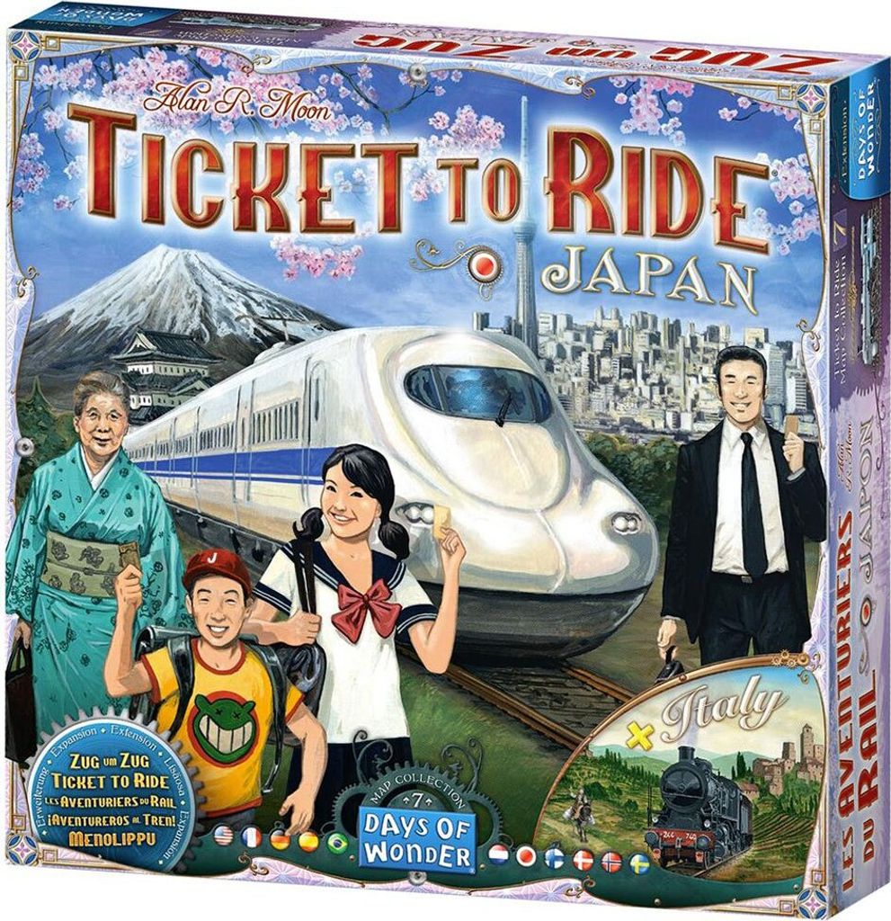 Days Of Wonder Zug Um Zug: Italien & Japan    One Size Produktbild 