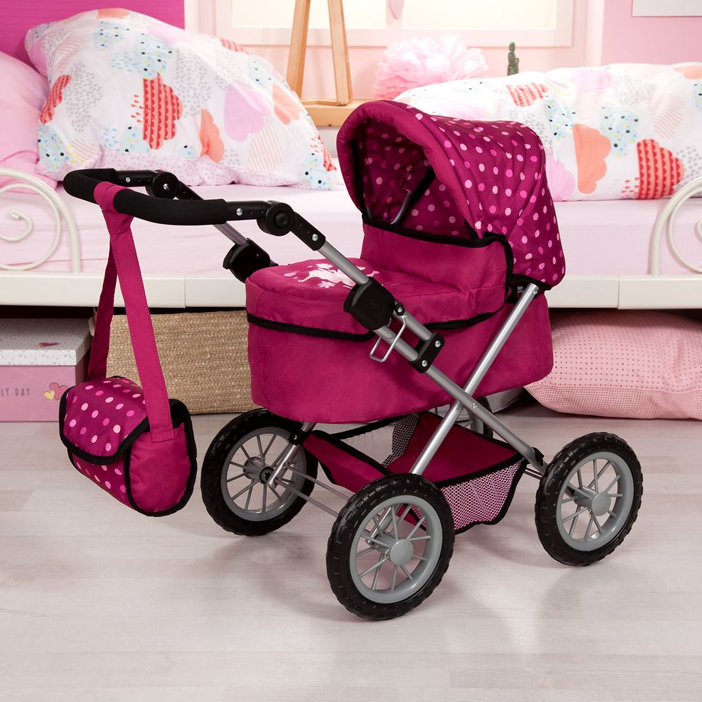 Bayer Design 13067AA Puppenwagen Trendy, höhenverstellbarer Produktbild 4