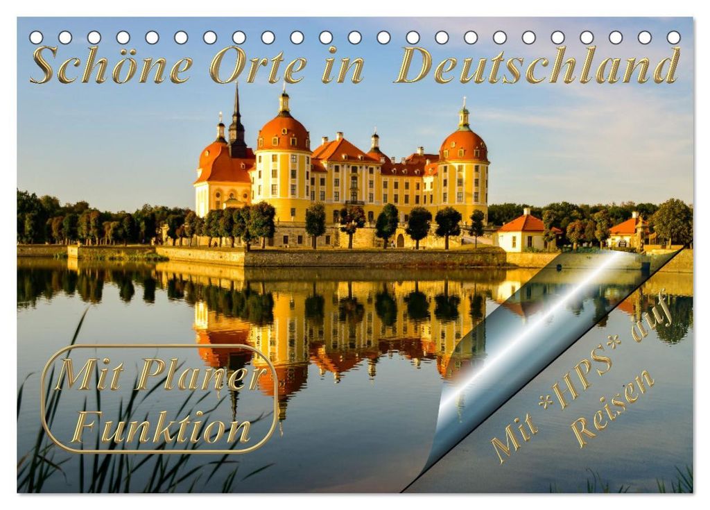 Schöne Orte in Deutschland (Tischkalender 2027 DIN A5 quer), CALVENDO Monatskalender
