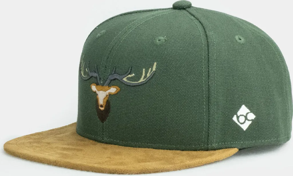 Cappellini bavaresi Cappello da baseball a scatto con bastone "Waldhirsch