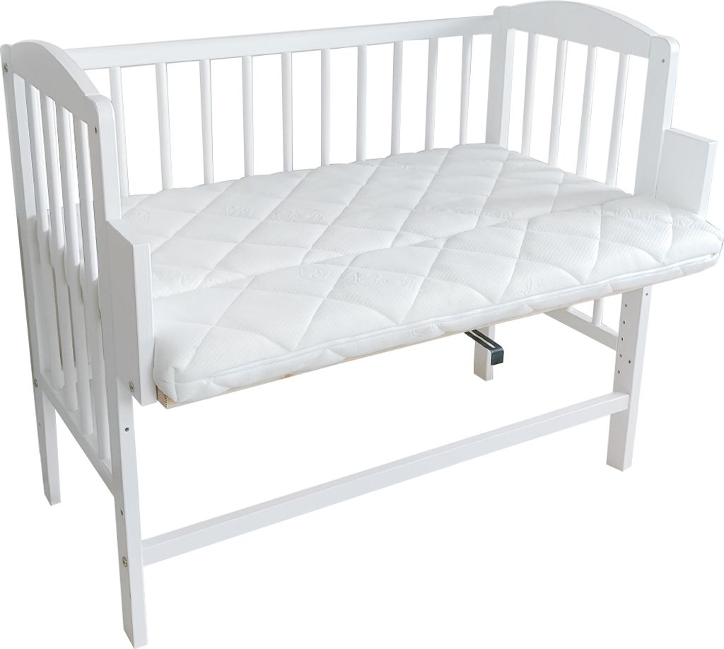 Babybett Beistellbett 90x40 cm mit Matratze, umbaubar zu Produktbild 