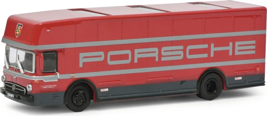 Transporteur Porsche 1:87 Schuco : modèle réduit haute fidélité