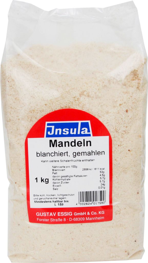 Insula Mandeln gemahlen 1 kg Produktbild 