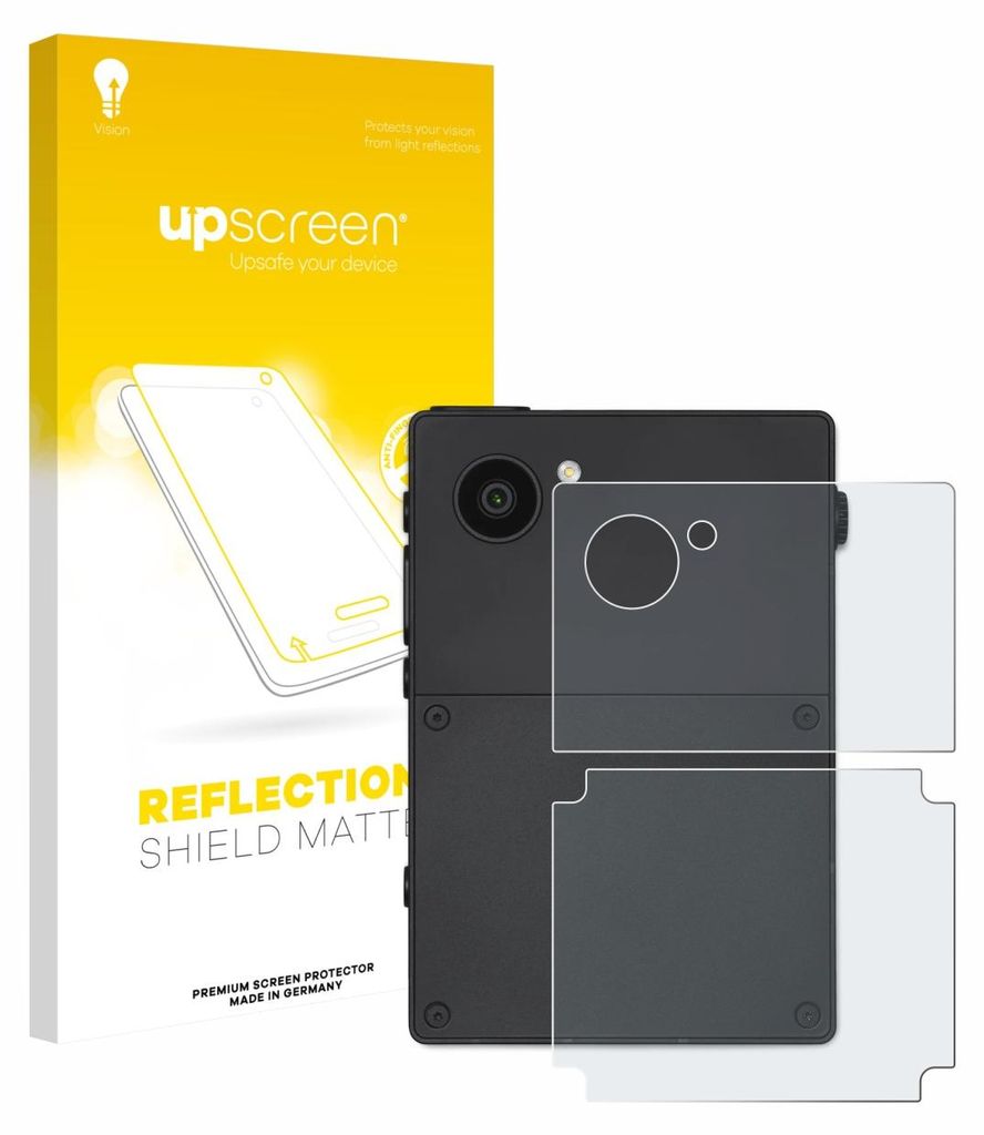 upscreen Schutzfolie für Light Phone 3 (Rückseite) Displayschutz Displayschutzfolie Folie Matt Entspiegelungsfolie