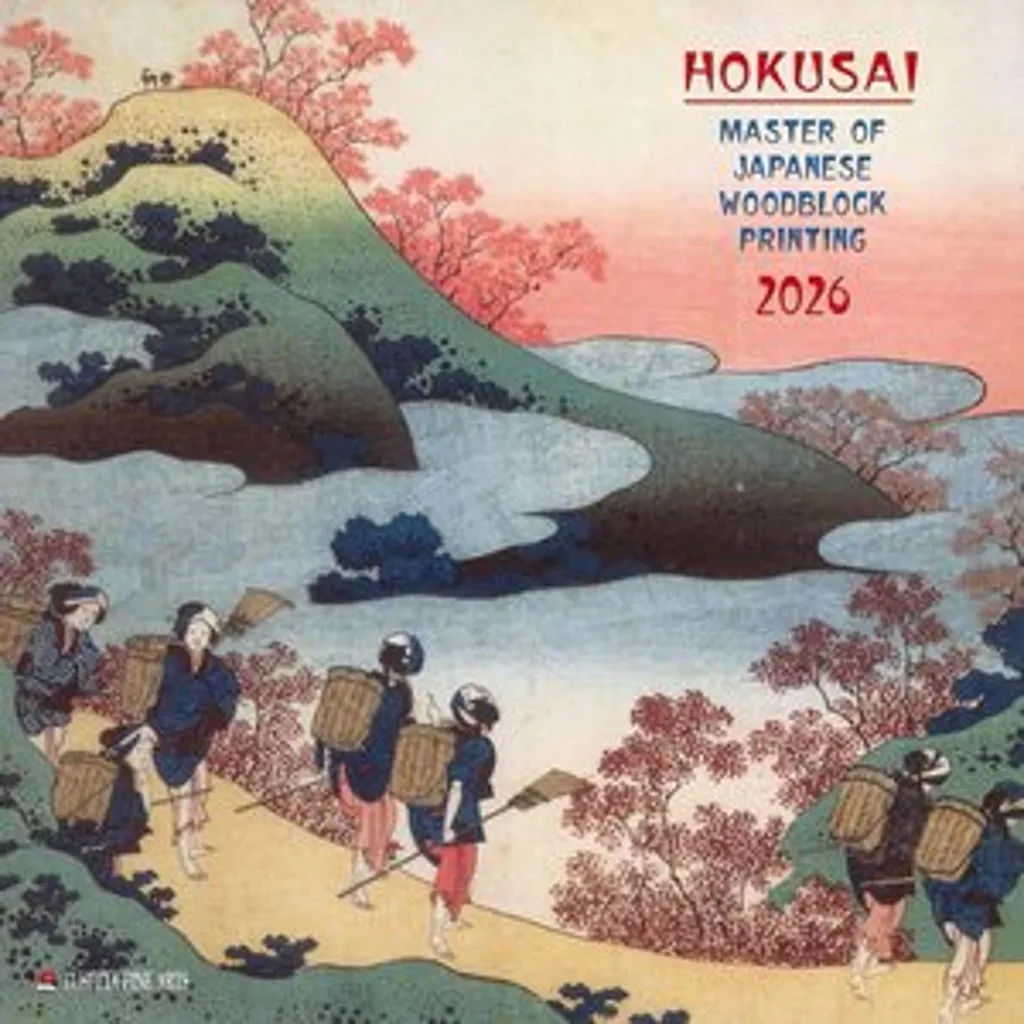 Impression sur bois japonaise Hokusai 2026 - Papier Premium 250g