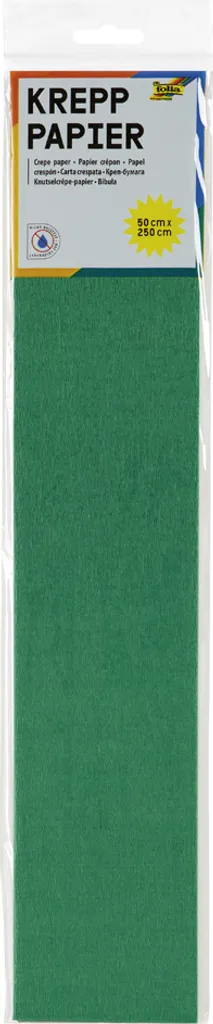 Carta Crespa Professionale Folia 822141 Verde Muschio 50x250cm x10