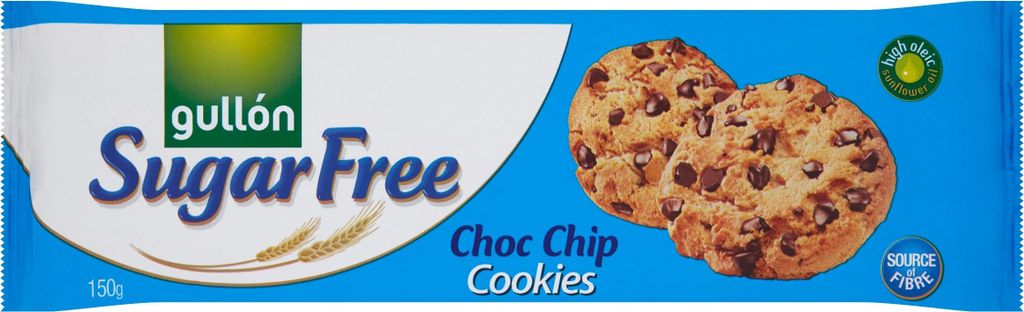 Biscotti senza zucchero Gullón con gocce di cioccolato, Immagine del prodotto 