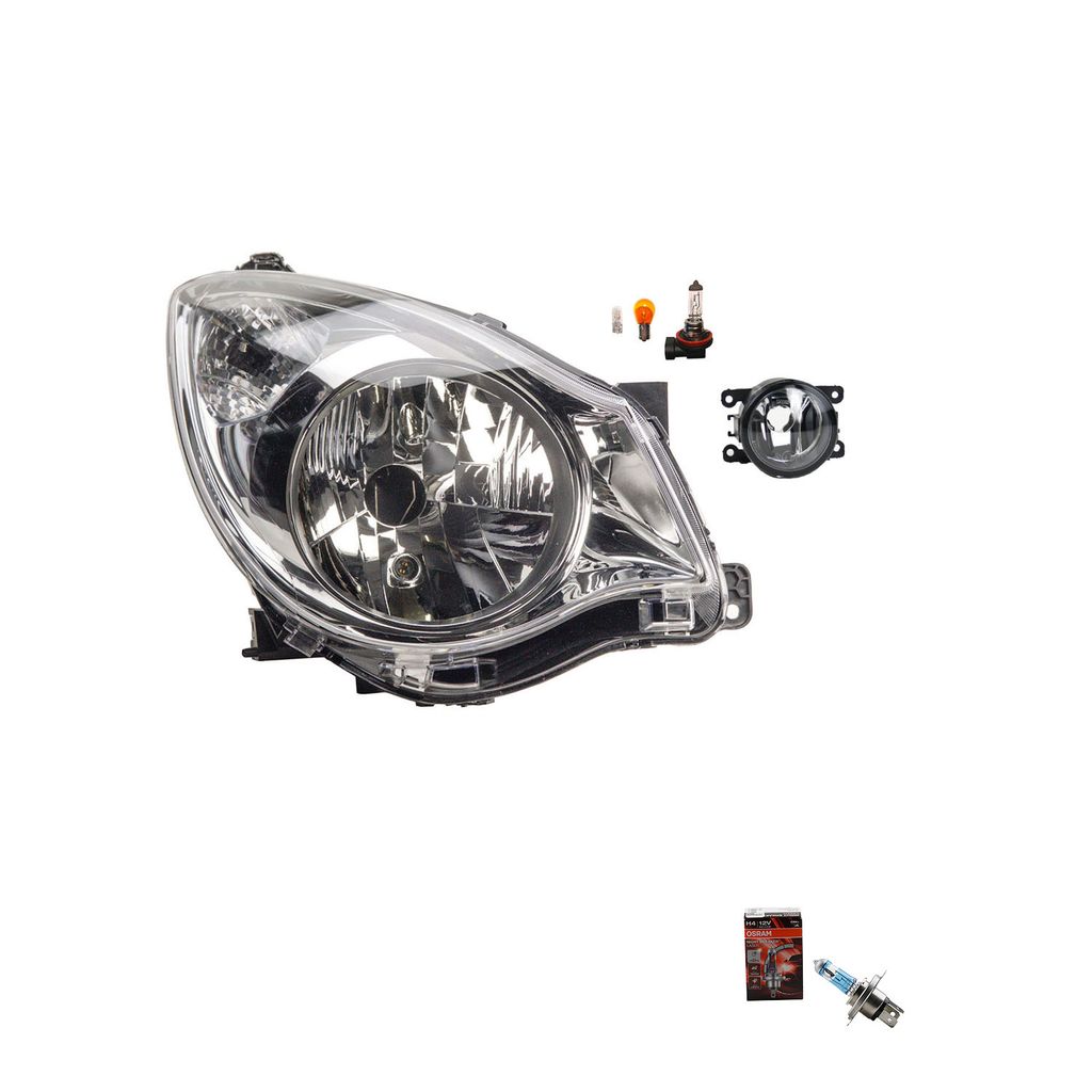 Johns, Scheinwerfer + Osram Night Breaker Laser passend für Opel Agila B 09/07-Rechts s 4709124 8200074008 6202E1 00006202E1 6710027 0000620639 62...