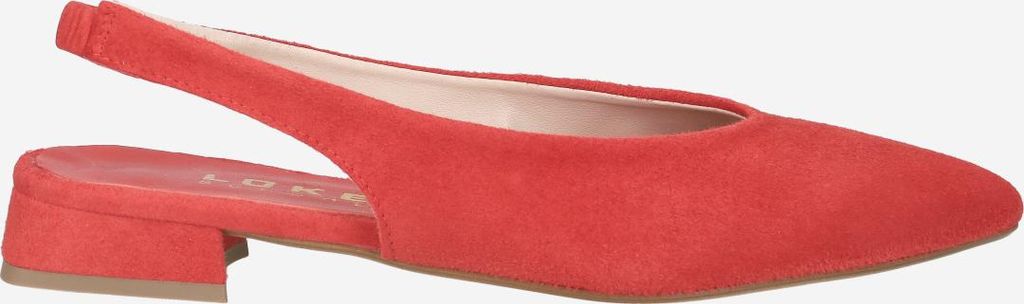Lüke Schuhe PRAIA 2753, Peeptoes & Slingpumps in Rot für Damen, Größe 40