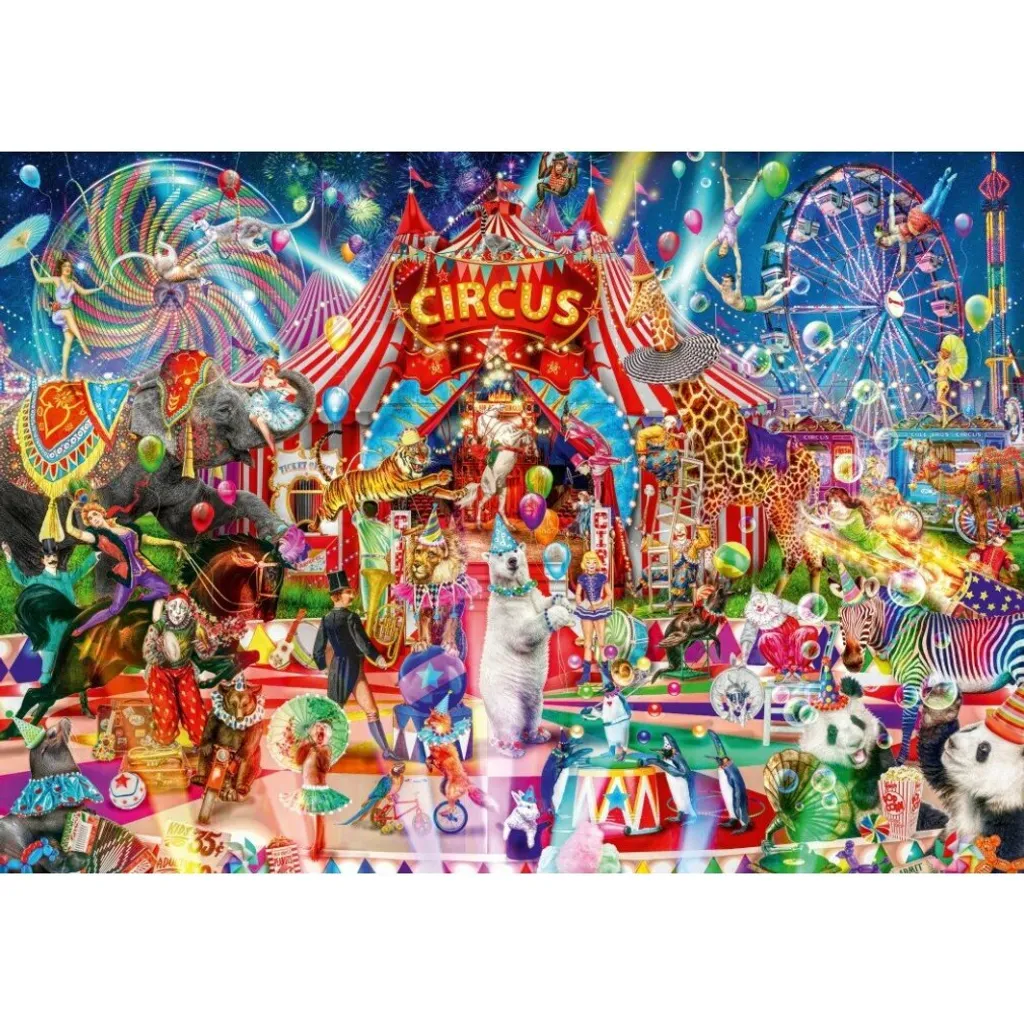 Puzzle 4000 pièces Nuit au cirque Bluebird - Grand Format pour Adultes