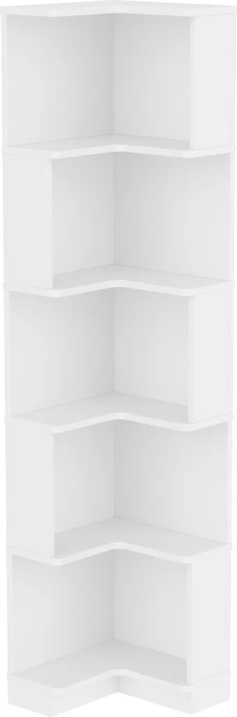 Bibliothèque d'angle LED 175cm : Solution Rangement Gain de Place en L - 13