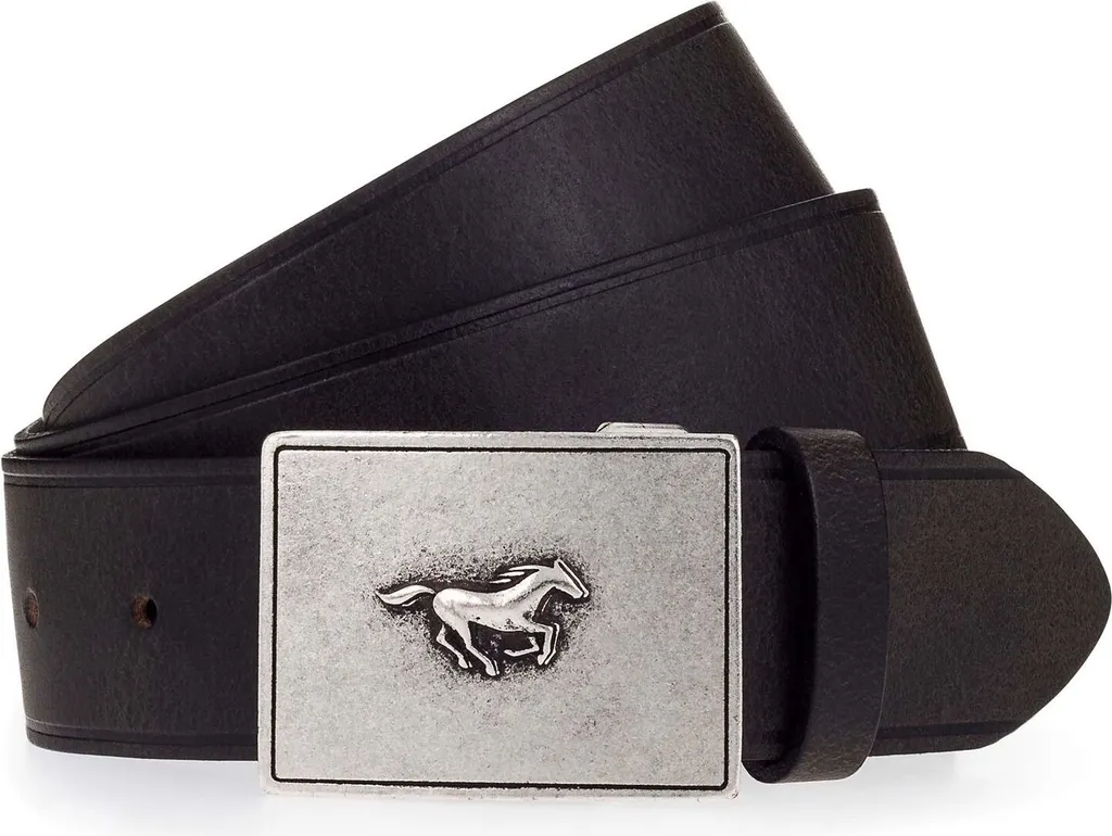 Cintura MUSTANG W115 Pelle Marrone Scuro 40mm - Accessorio Uomo