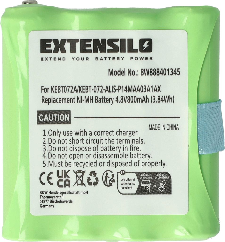 EXTENSILO Akku kompatibel mit Motorola Talkabout T40, T80 Produktbild