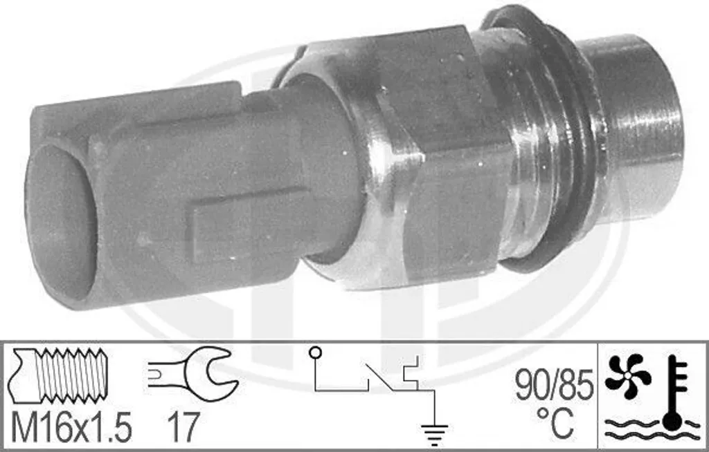 Sonde de température de ventilateur radiateur pour Toyota Yaris (P1)