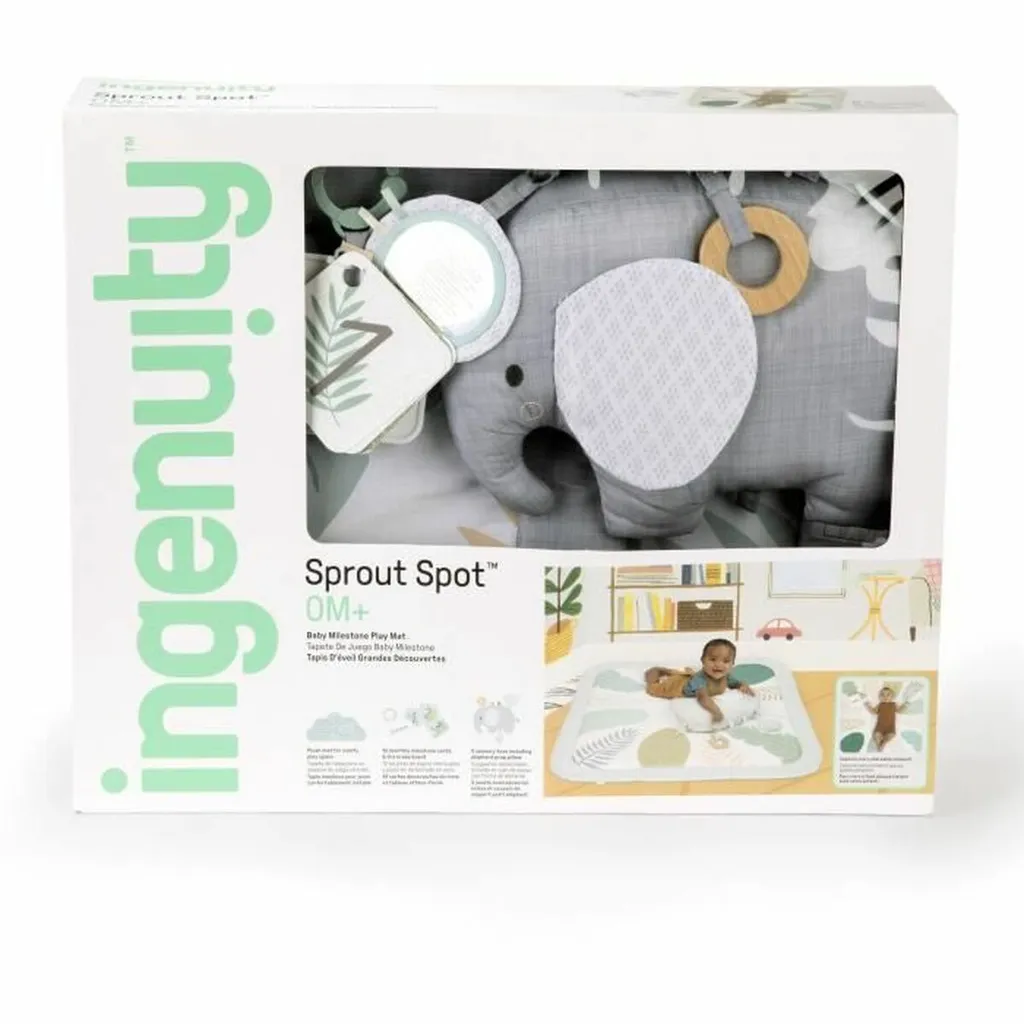 Tapis d'éveil évolutif Sprout Spot avec arche de jeux pour nouveau-né
