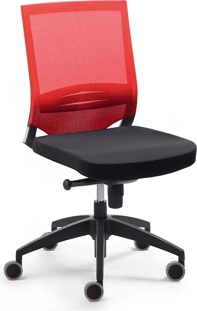 Mayer Bürostuhl myOPTIMAX, 2475 03 Stoff rot, Gestell Produktbild 