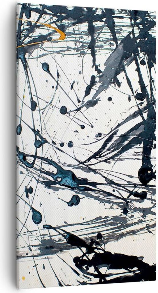 Bild auf Leinwand - Leinwandbild - Abstraktion modern - 55x100cm - Wand Bild - Wanddeko - Leinwanddruck - Bilder - Kunstdruck - Wanddekoration - Le...
