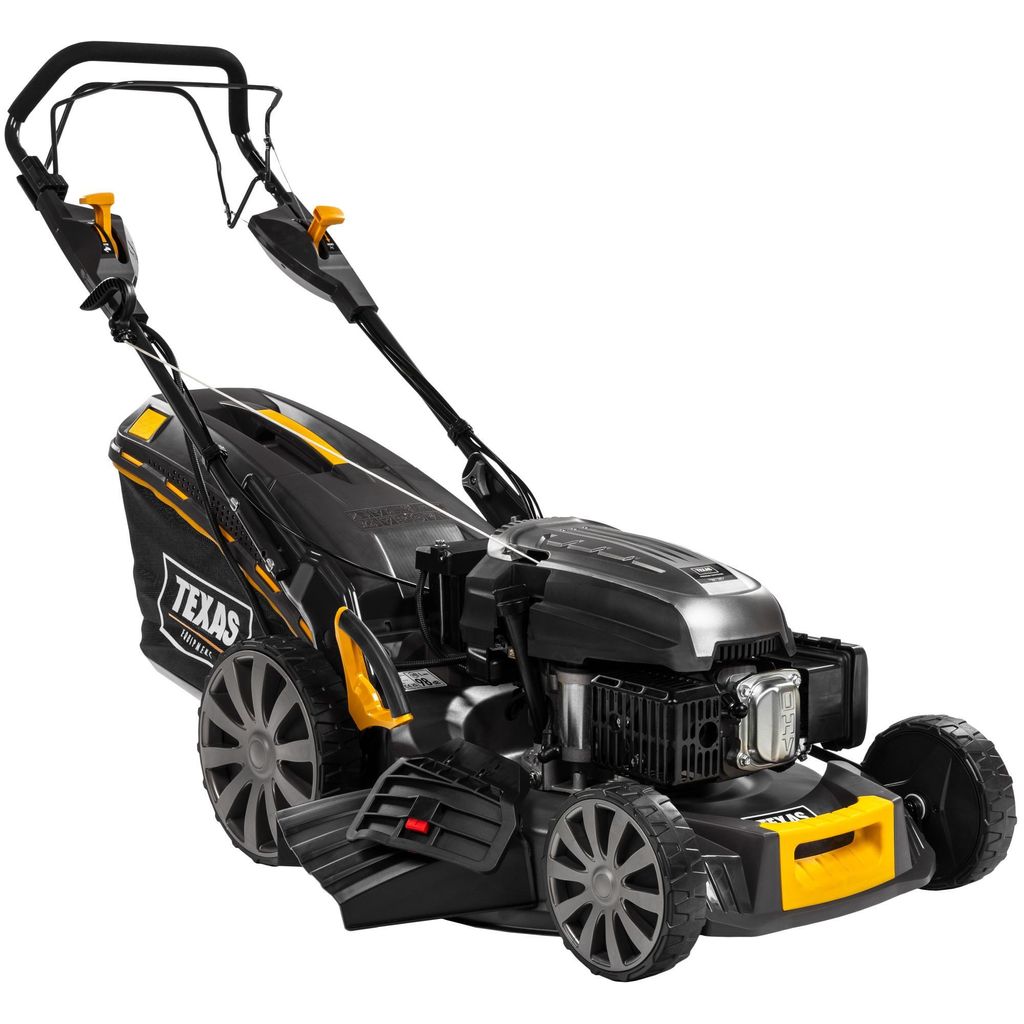 TEXAS Rasenmäher Benzin mit Antrieb Premium 5370TR/WE 4in1 196cm³ 4,9PS E-Start
