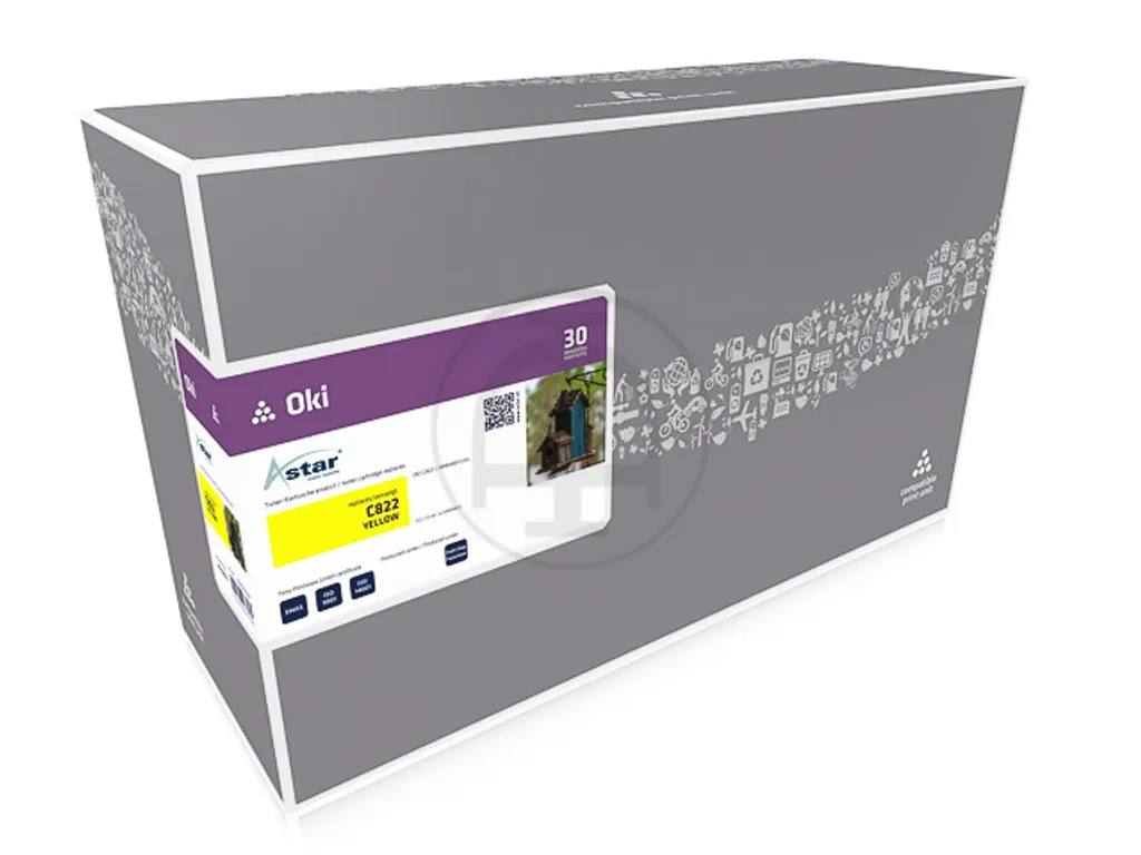 Astar AS13822 cartuccia toner compatibile giallo 1 unità (AS13822)