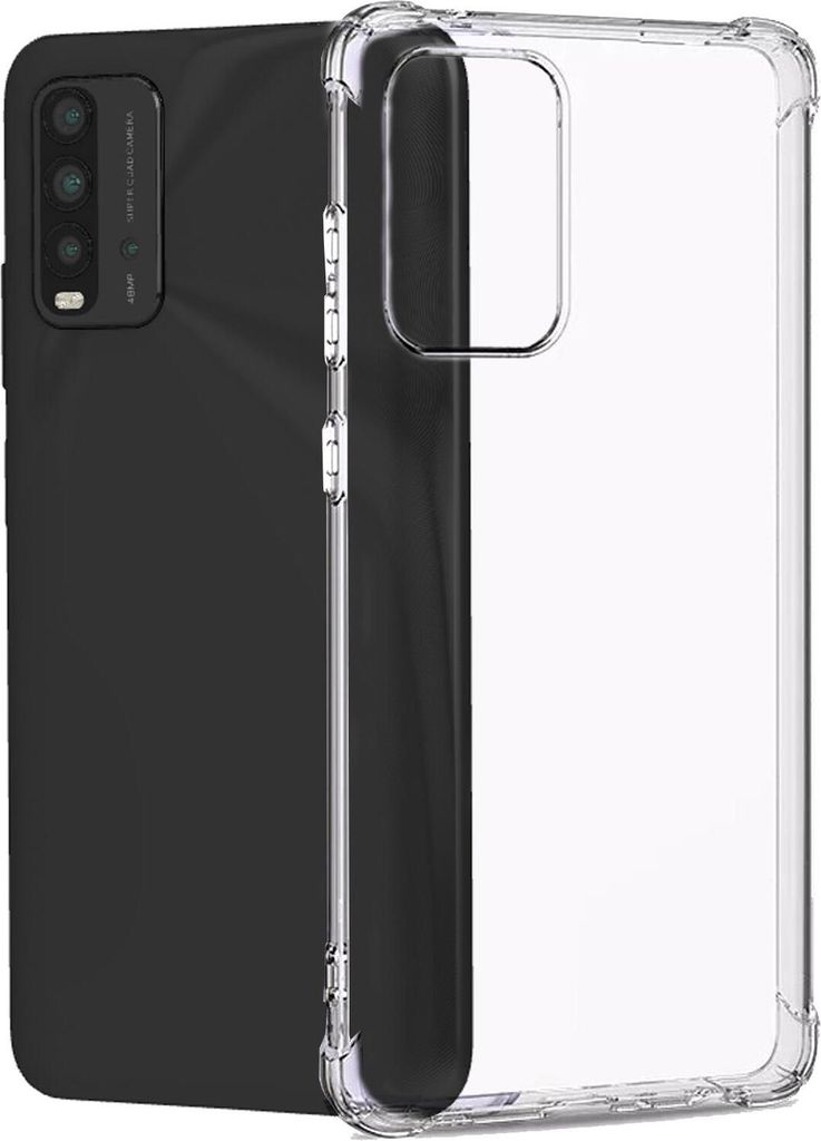 Xiaomi Redmi 9T Anti Shock Case Transparent Produktbild 