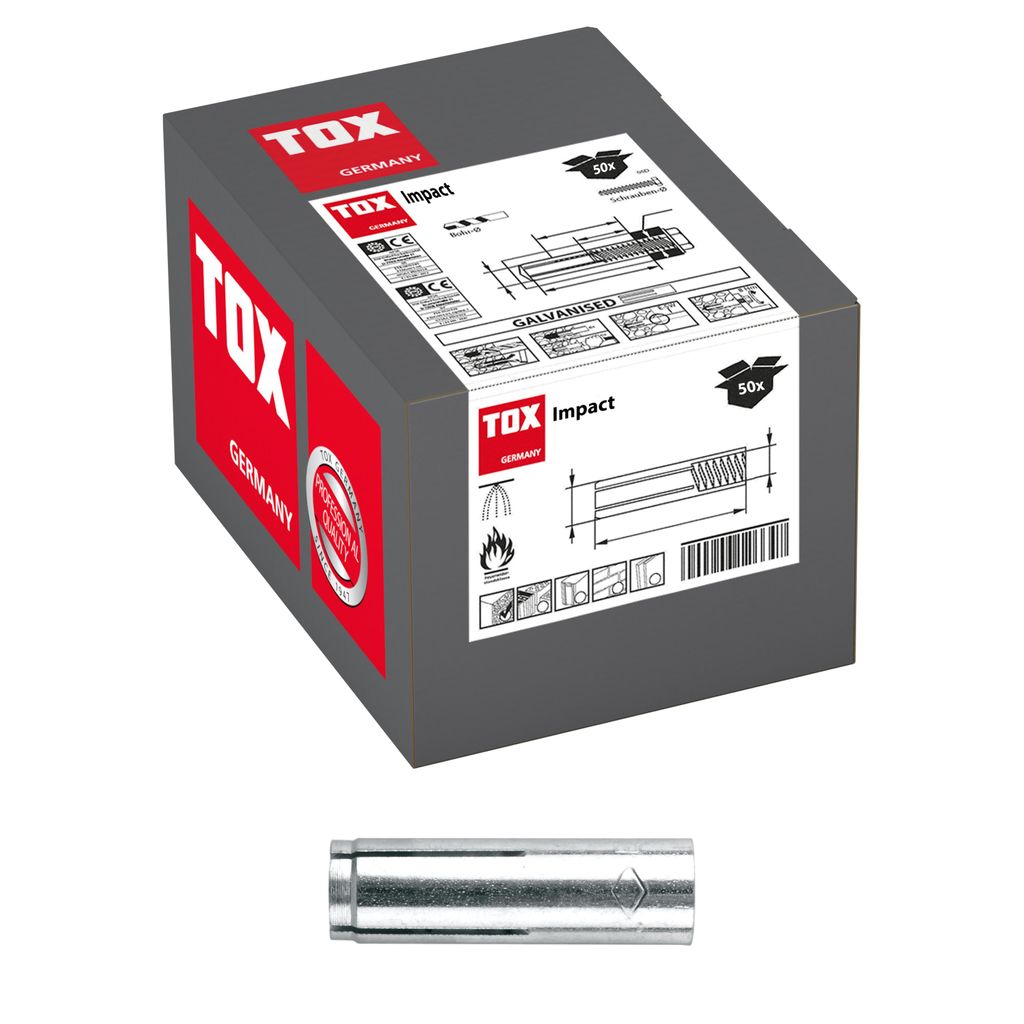 TOX Einschlaganker Impact M10x40 mm / innen Produktbild 