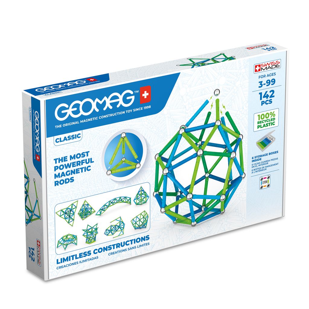 Zestaw konstrukcyjny Geomag Classic 142 szt Zdjęcie produktu 