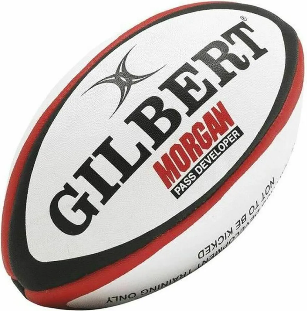 Ballon de Rugby Entraînement Gilbert Leste Morgan Design Multicolore