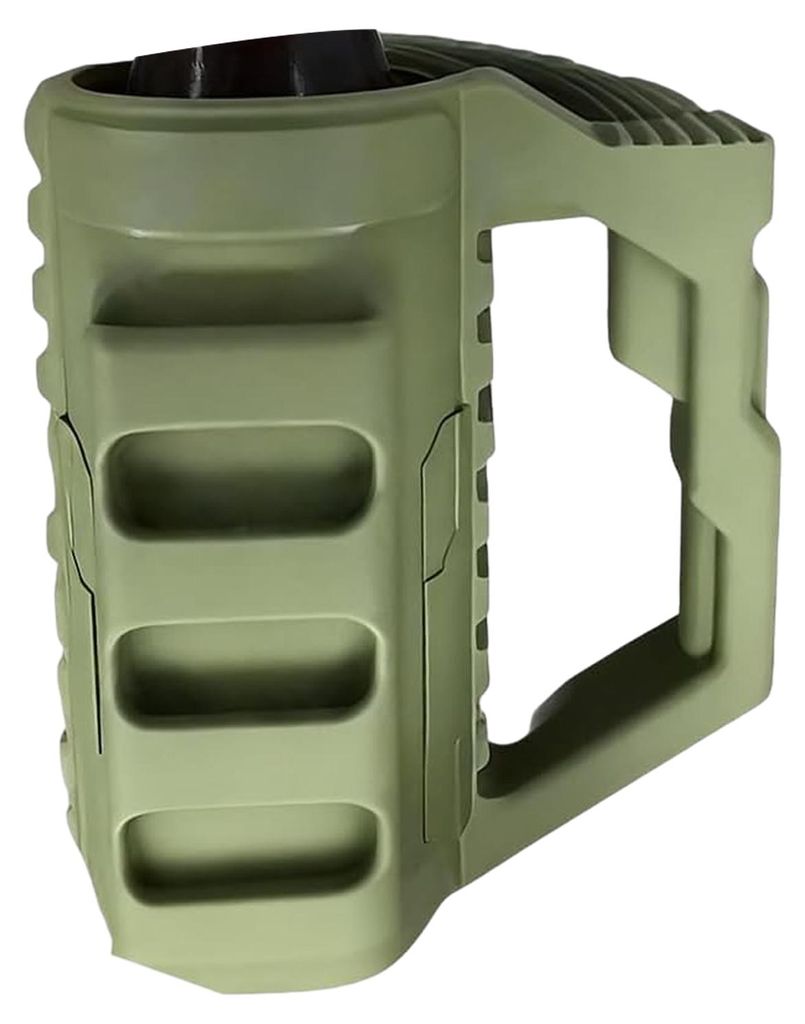 Tragbarer, leichter Getränkehalter im Sturmstil mit Flaschenöffner für Bierflaschen (355 ml) und schlanke Dosen