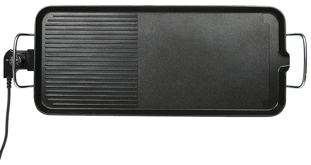 Barbecue de table électrique et grande plancha de cuisson 1355 W