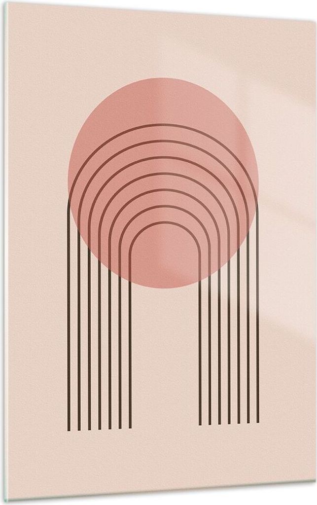 Bilder auf glas - Einteilig - Abstraktion Minimalismus Produktbild 